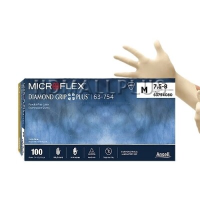 MICROFLEX Diamond Grip Plus Latex